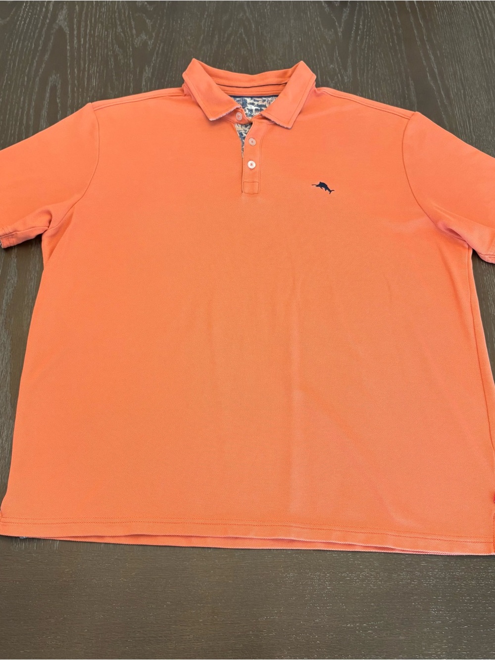 Men’s XXL Tommy Bahama IslandZone Coral Golf Polo with Signature Marlin Logo